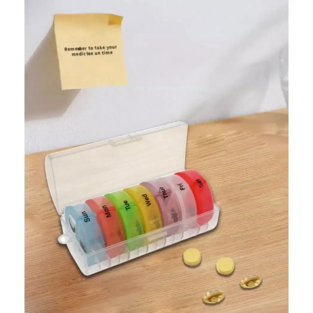 Tablets - 1/2pcs Kotak Penyimpanan Pil Mingguan 7