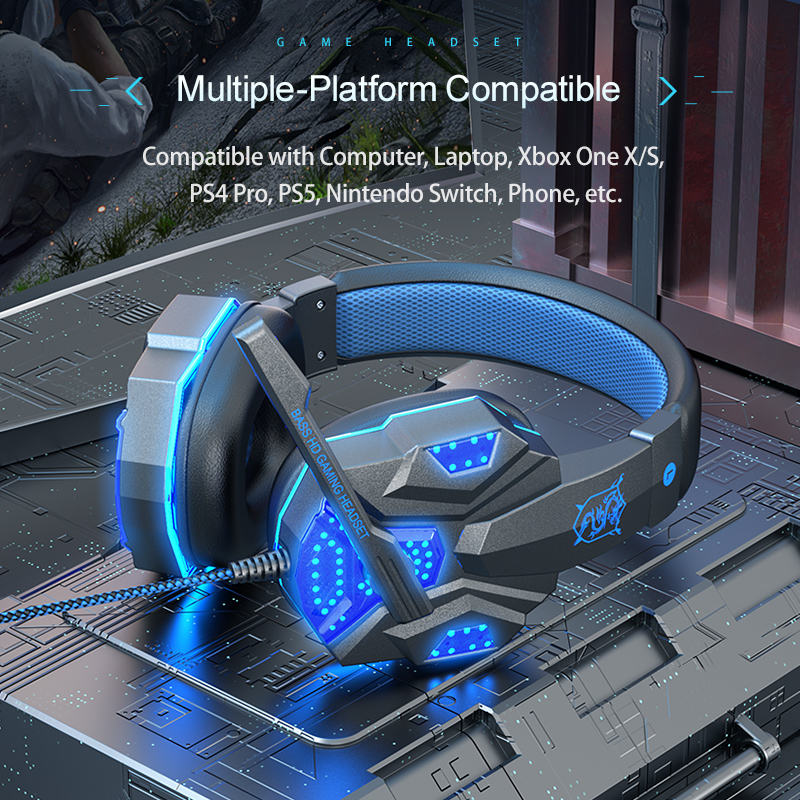 Headset Gaming Surround Sound  - Gaming Headset With Mic Rgb ulasan dan harga