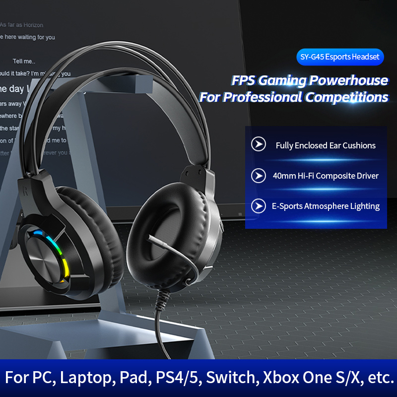 Headset Gaming Earphone Pereda - Gaming Headset With Mic Rgb ulasan dan harga