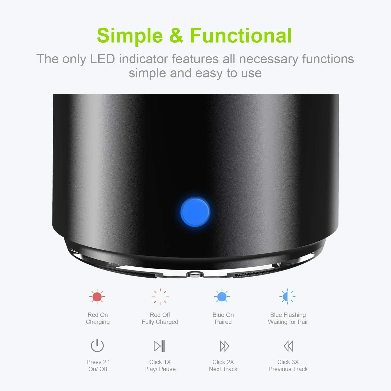 IWA A106 Pro Speaker Bluetooth - Portable Bluetooth Speaker Waterproof Ipx7 ulasan dan harga