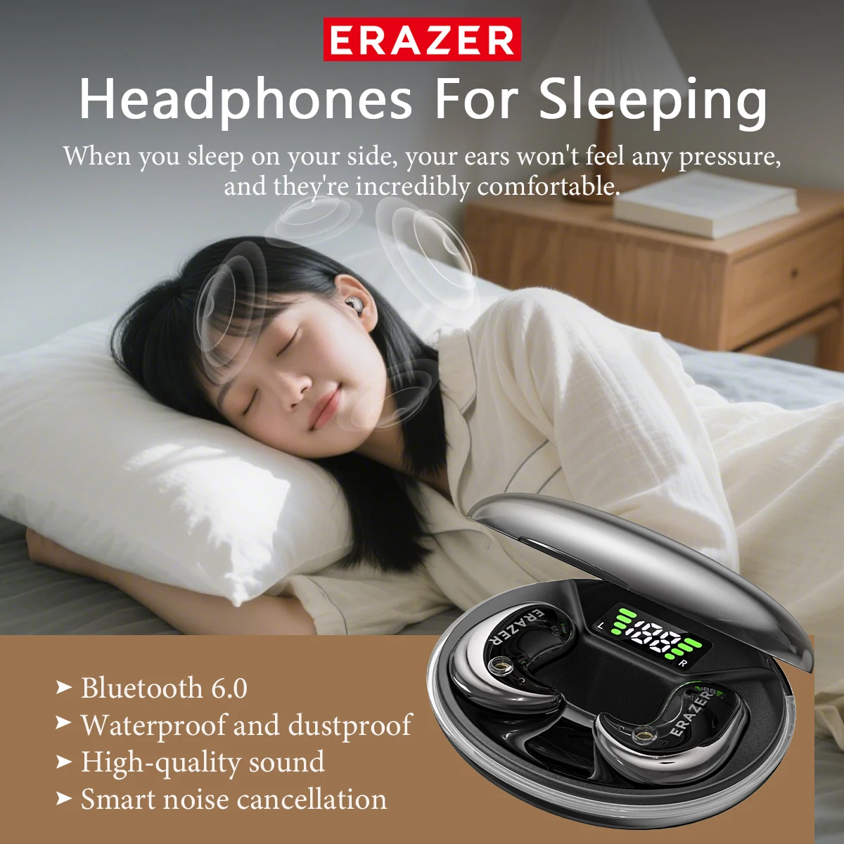 EARZER XF58 Headphone Bluetoot - Type C Wired Earphones With Mic ulasan dan harga