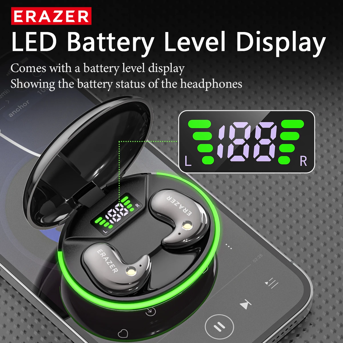EARZER XF58 Headphone Bluetoot - Type C Wired Earphones With Mic ulasan dan harga
