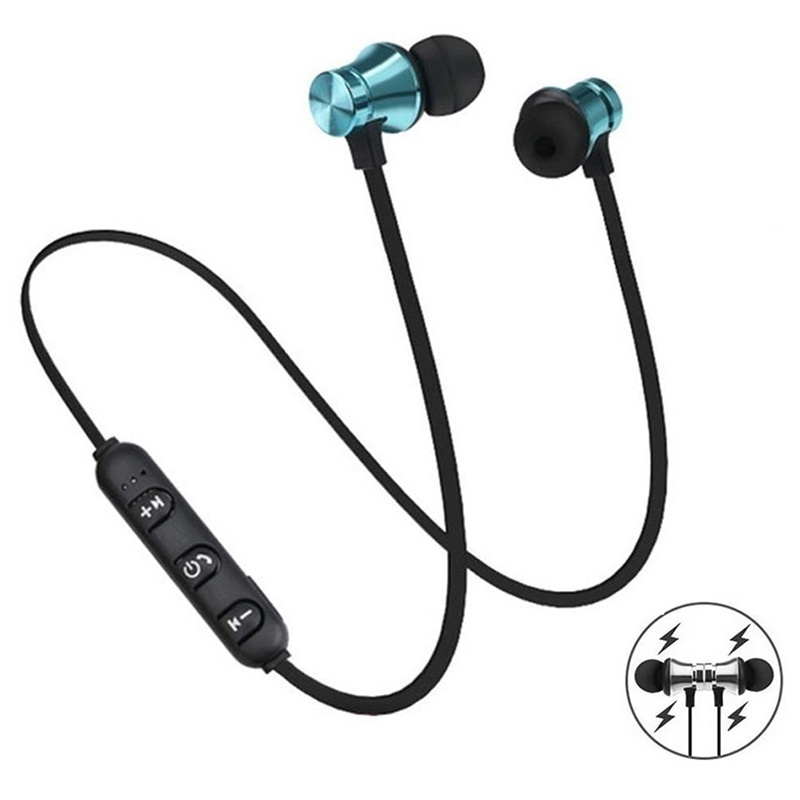 Earphone In-Ear Neckband Heads - Magnetic Neckband Sports Earphones ulasan dan harga