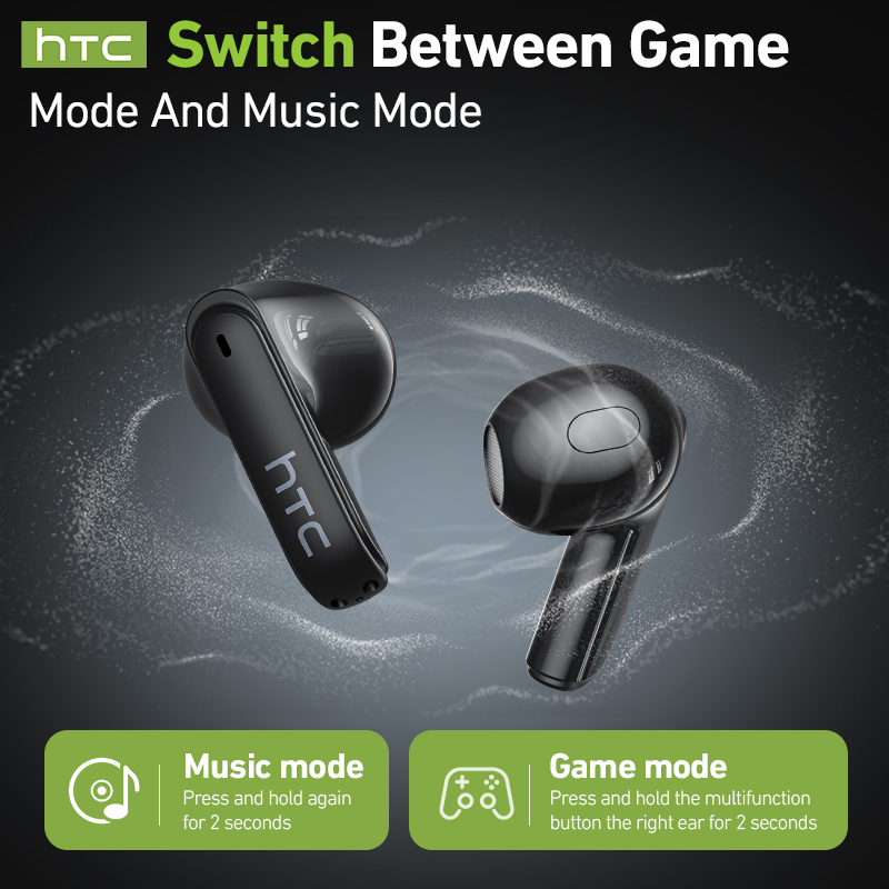 Earbud Gaming Nirkabel hTC Lay - Headphones ulasan dan harga