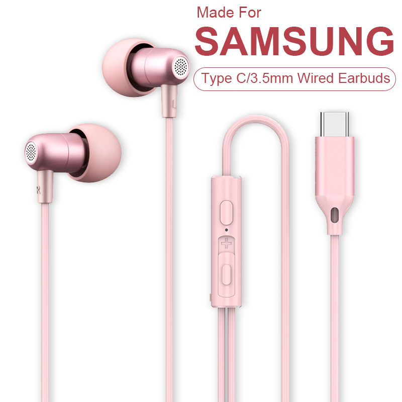 Untuk Samsung Galaxy S26 S25 S - Type C Wired Earphones With Mic ulasan dan harga