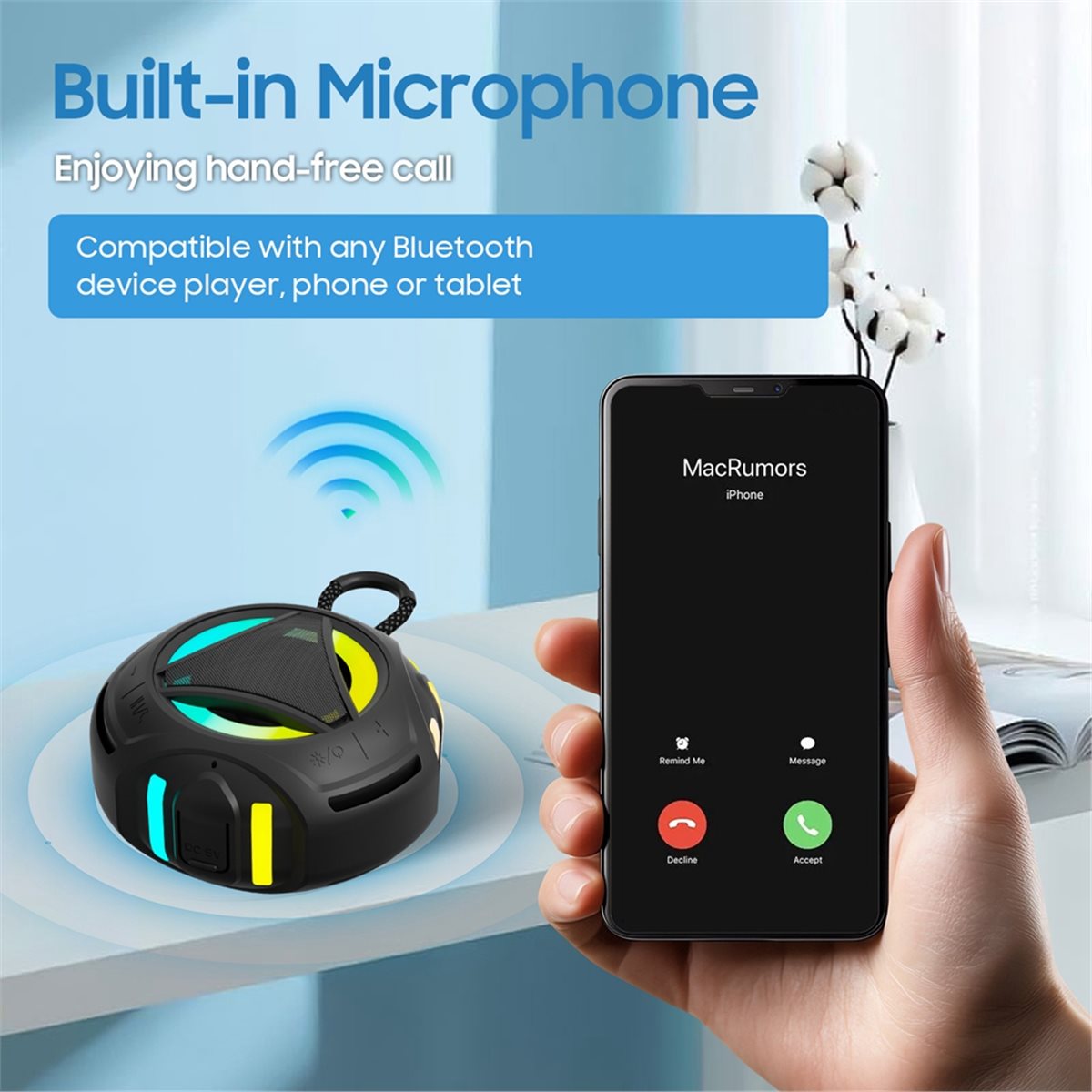 Speaker Bluetooth Mini untuk K - Portable Bluetooth Speaker Waterproof Ipx7 ulasan dan harga